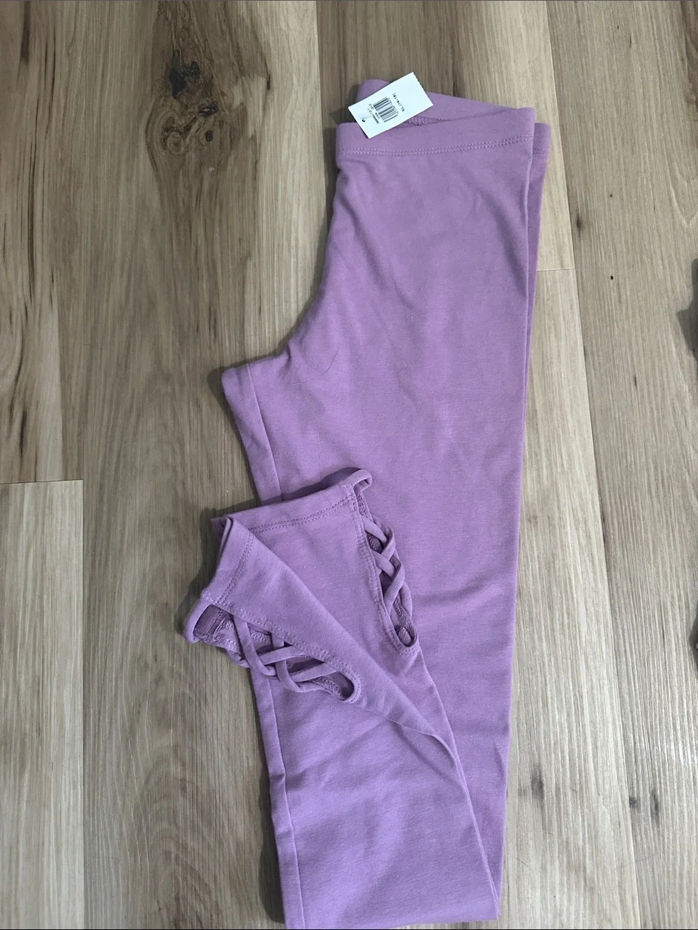 Kids' Solid & Floral Active Leggings Set - Purple, Pink, Light Blue, Multicolor